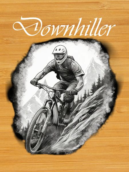 Downhiller white