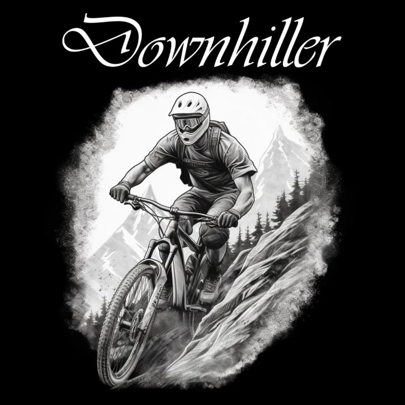 Downhiller white