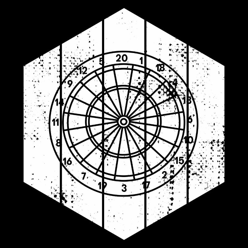 Dessin de jeu de fléchettes