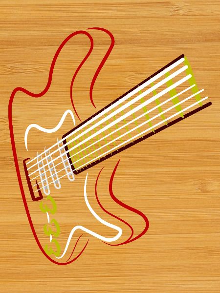 Guitare électrique Neon Design