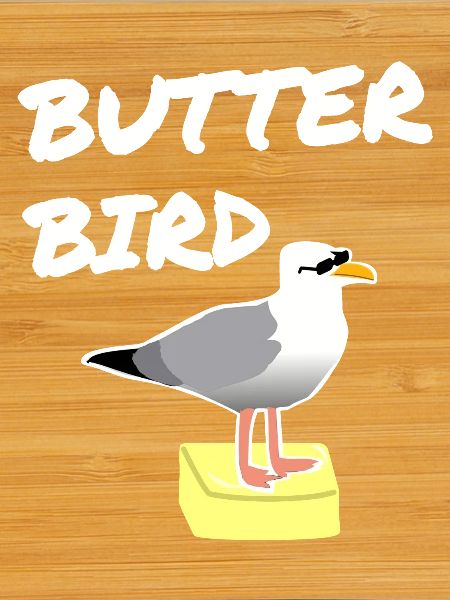 Butter Bird Seagulls Print