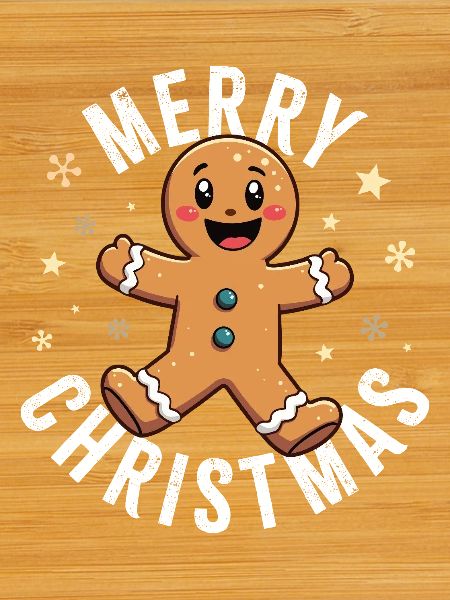 Gingerbread Man, Merry Christmas