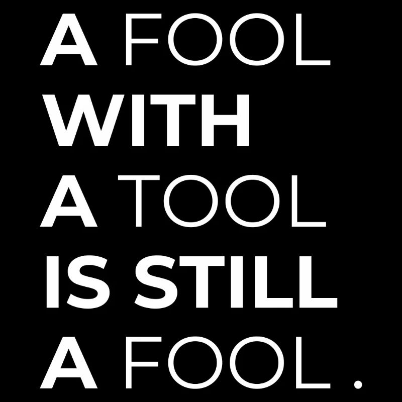 Toolwise Fool: Mutige Typografie