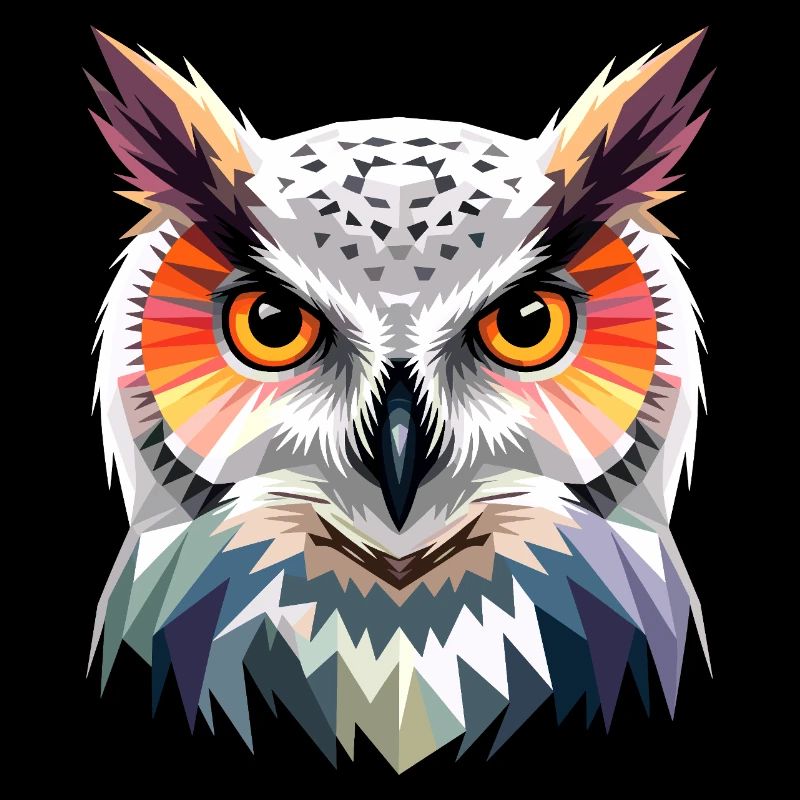 Schneeeule Weiße Eule Kauz Uhu Owl Schnee Eulen