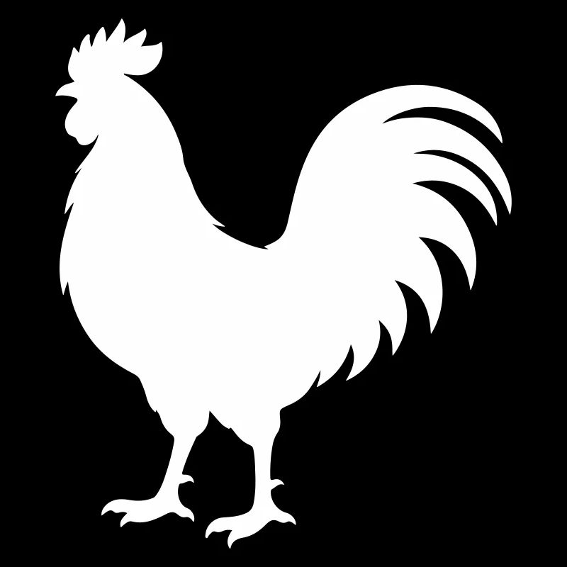Silhouette du coq