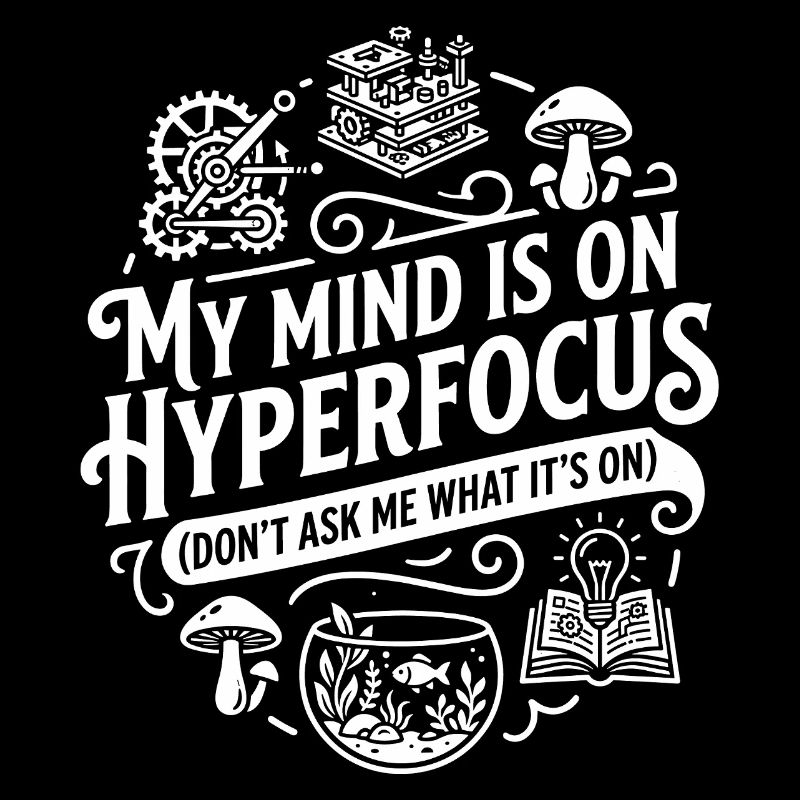 My Mind Is On Hyperfocus ADHD Humor