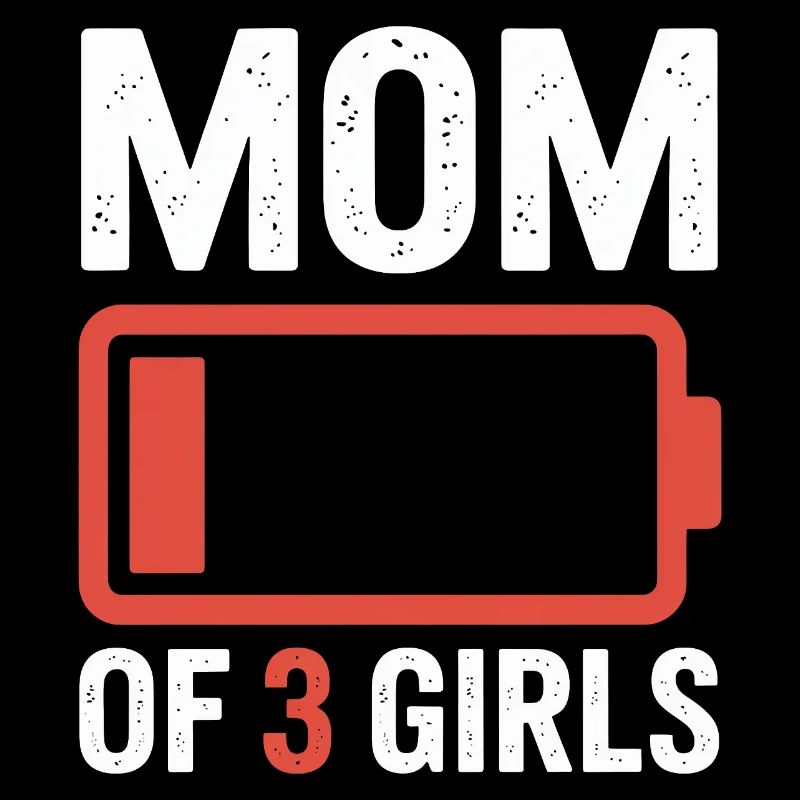 Batterie der Mutter von 3 Mädchen