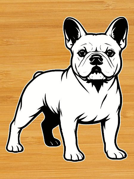 French Bulldog Standing Portrait