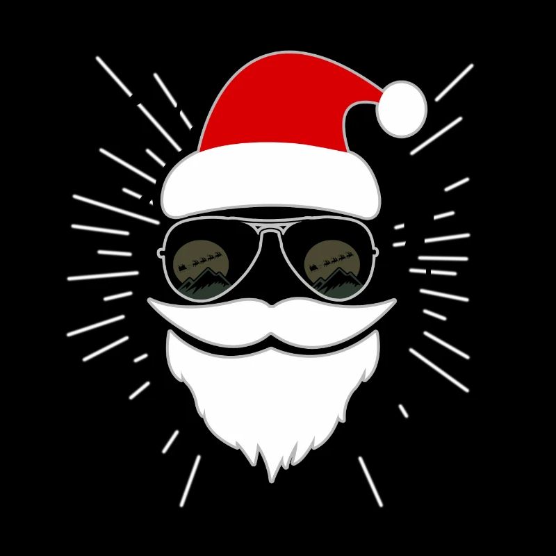 Santa Claus with glasses