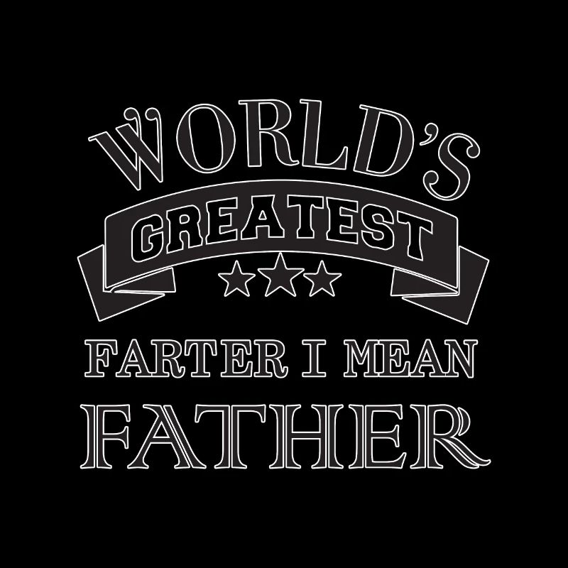 Weltbester Vater Spruch Design