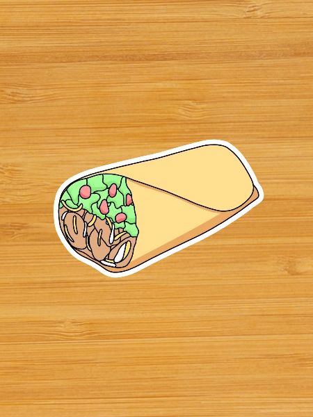 Conception d’autocollants Taco Wrap
