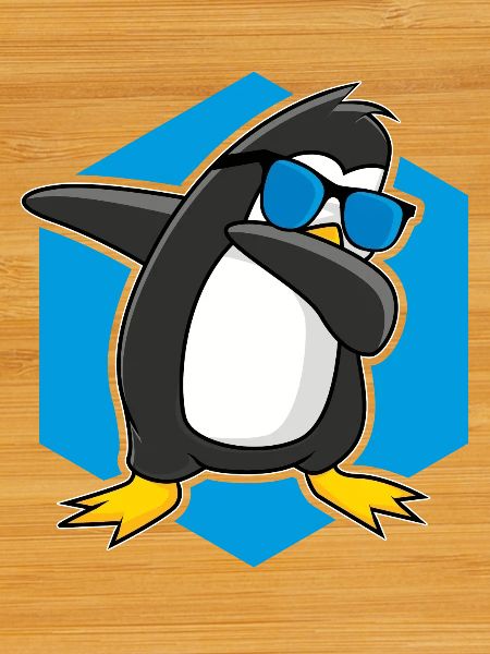 Pingouin dabbing