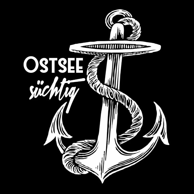 Baltic addicted anchor - white - design