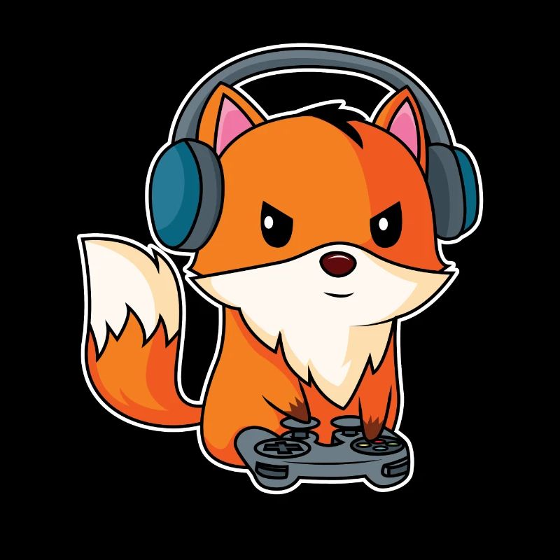 Gaming Fox - Player Fox Design