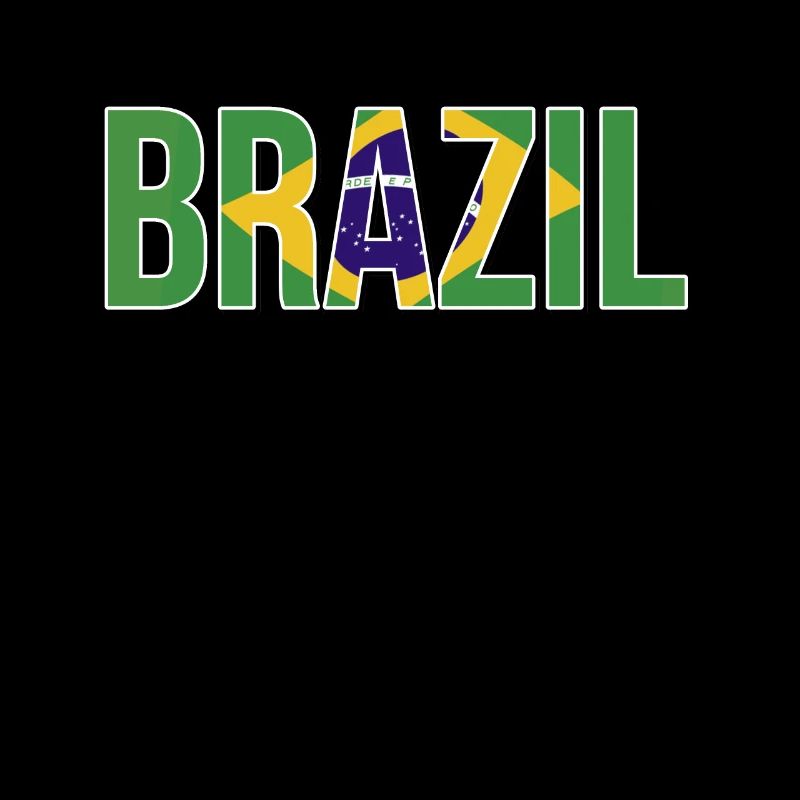 Typographie du drapeau brésilien