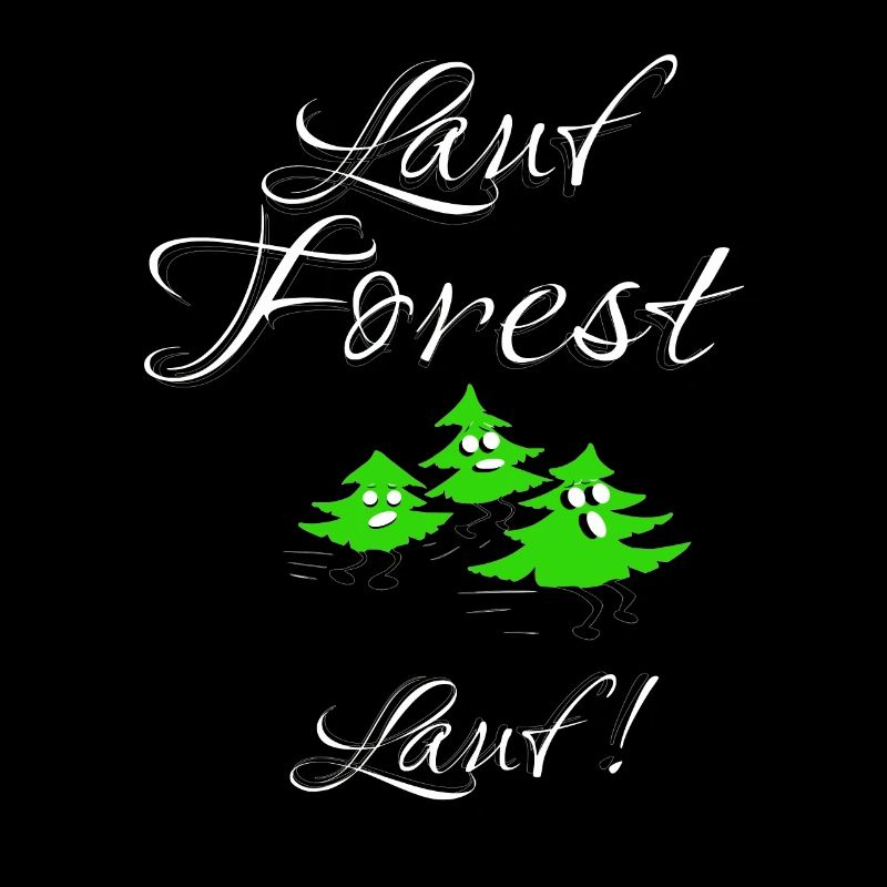 Run, Forrest, run! Christmas design