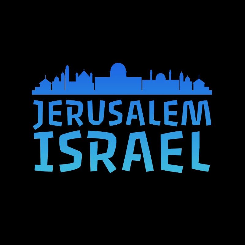 Jerusalem Israel Skyline Design