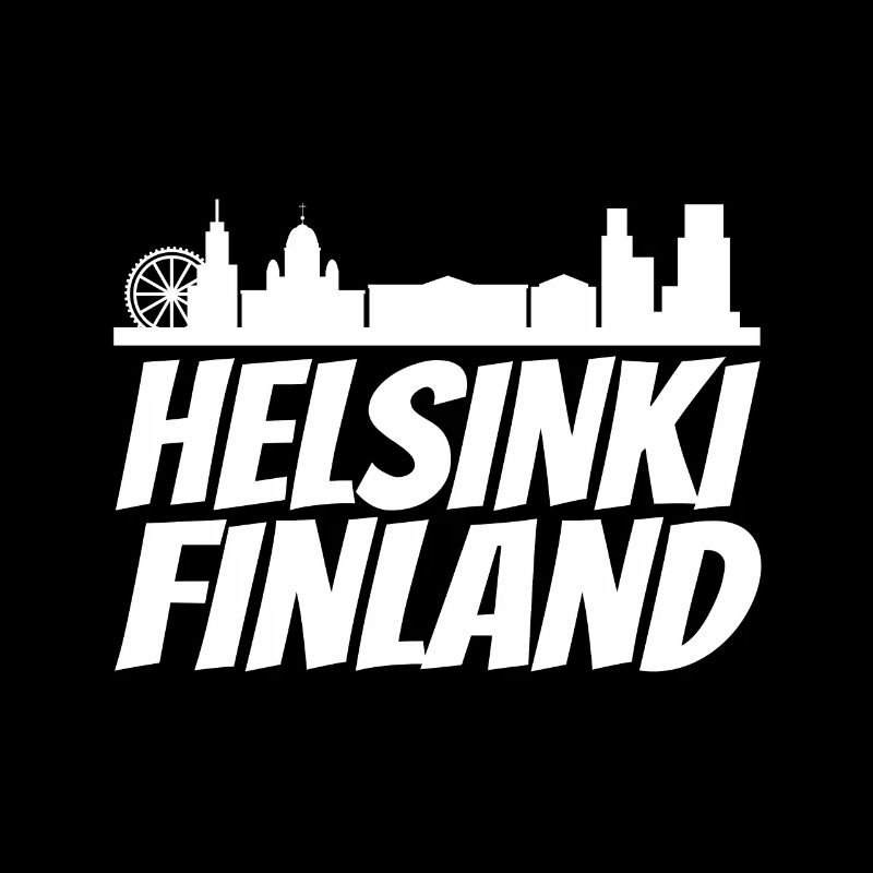 Helsinki Skyline Design rétro