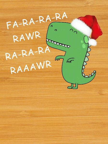 dinosaur christmas
