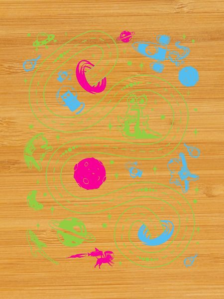 Outer Space Car Track Kids