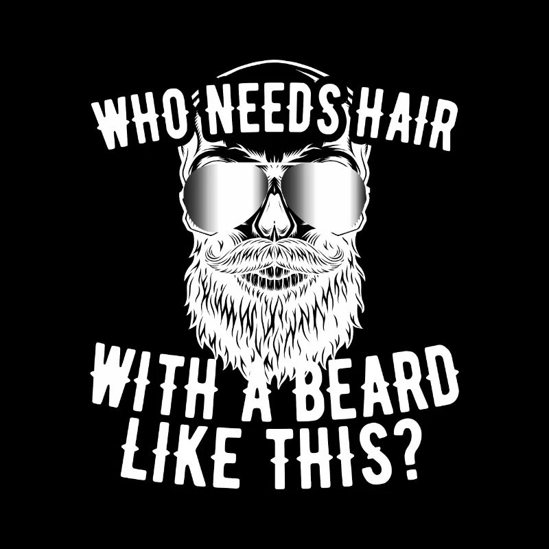 Who Needs Hair With A Beard Like This Bald Beard