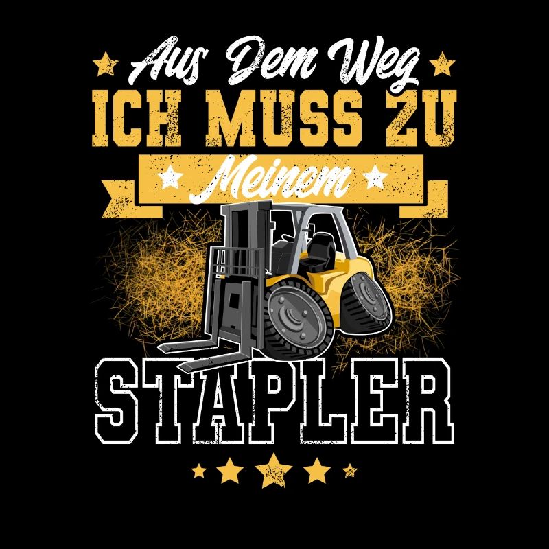 Staplerfahrer Gabelstapler Lagerist