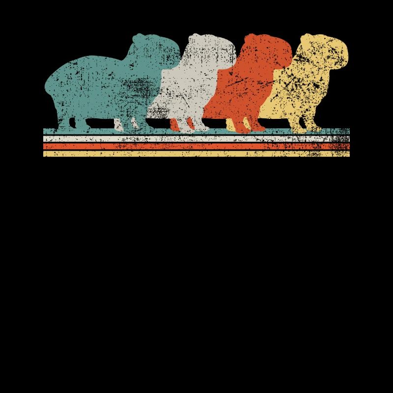 Capybara Nagetier Retro Vintage