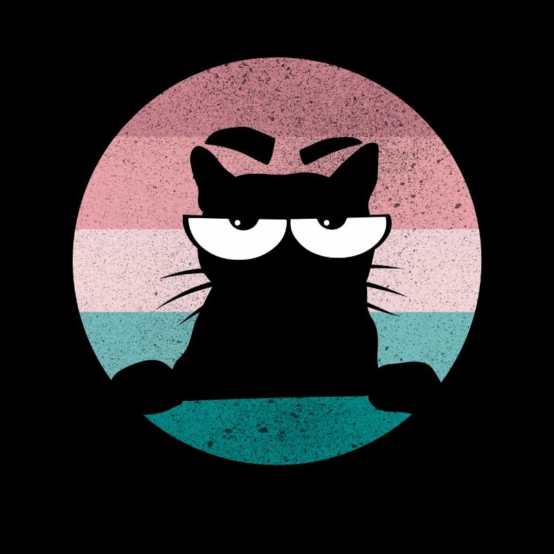 Motif du chat Pas de bouc de muffins du matin