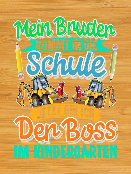 Bruder Bagger Einschulung Kindergarten