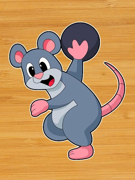 Boule de bowling rat