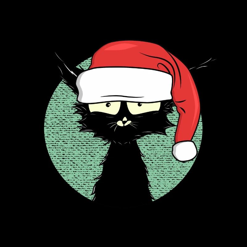 Weihnachten Christmas Katze Kätzchen Schlafanzug