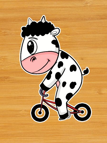 Vache à vélo
