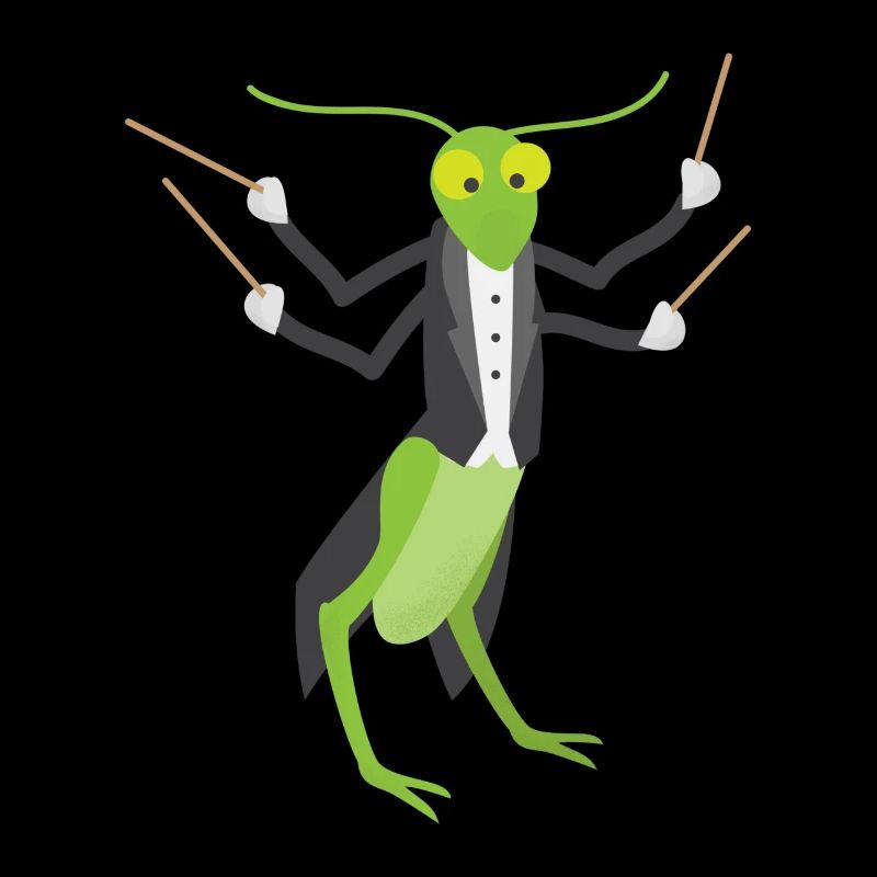 Der Grashüpfer gibt den Ton an - Dirigent