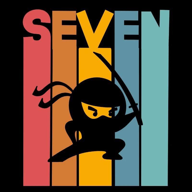 Ninja 7. Geburtstag Kinder