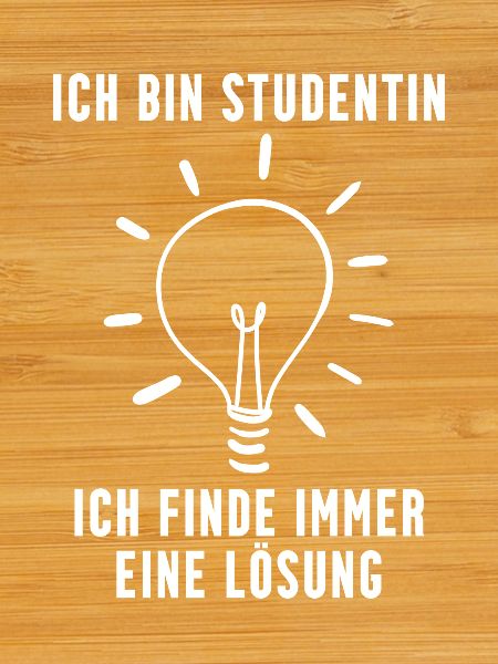 Studentin Geschenk