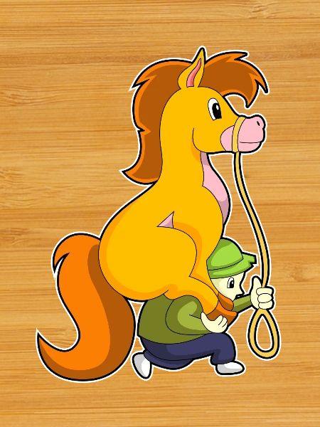Junge Pferd