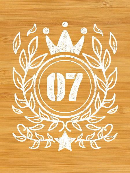 Couronne à 7 numéros