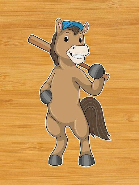 Horse Baseball Baseball Bat