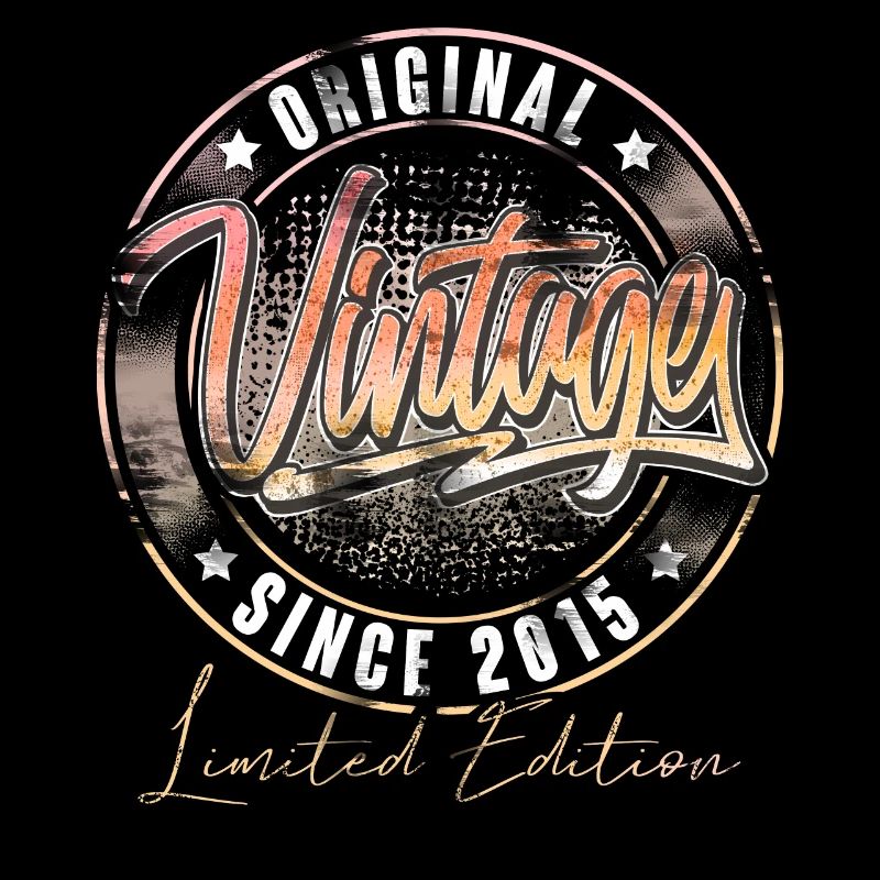 2015 Année de naissance Anniversaire Vintage