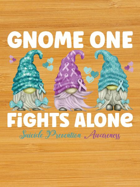 Gnome One Fights Suicide Prevention