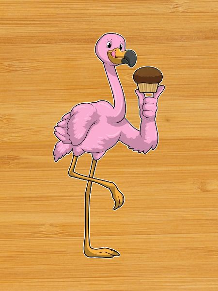 Flamingo Muffin