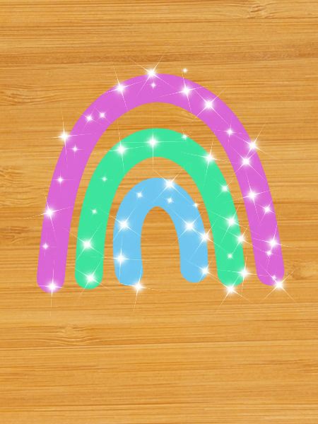 Polysexual Glitter Rainbow