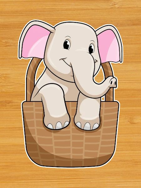 Elephant Basket