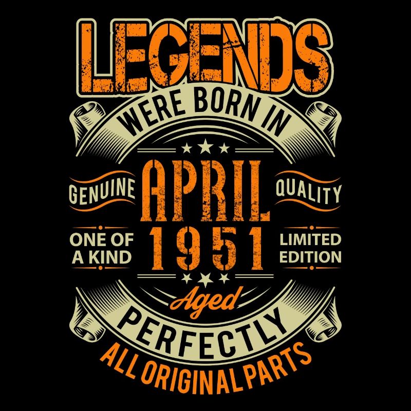 1951 Avril Anniversaire Légende