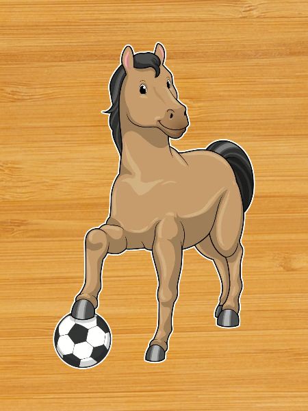 Horse Soccer Player Soccer