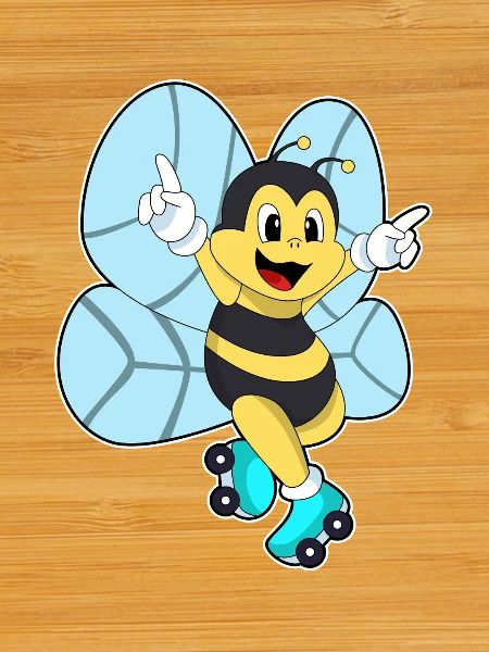 Bee Roller Skating Roller Skates