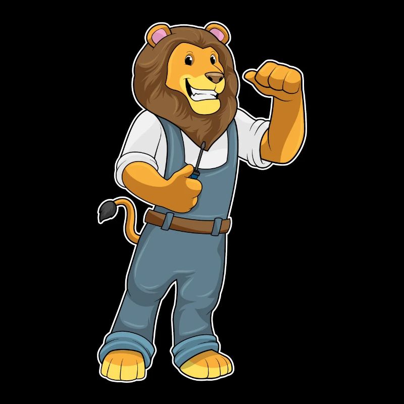 Lion Mechanic Screwdriver Workshop