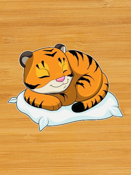 Tiger Sleeping Pillow