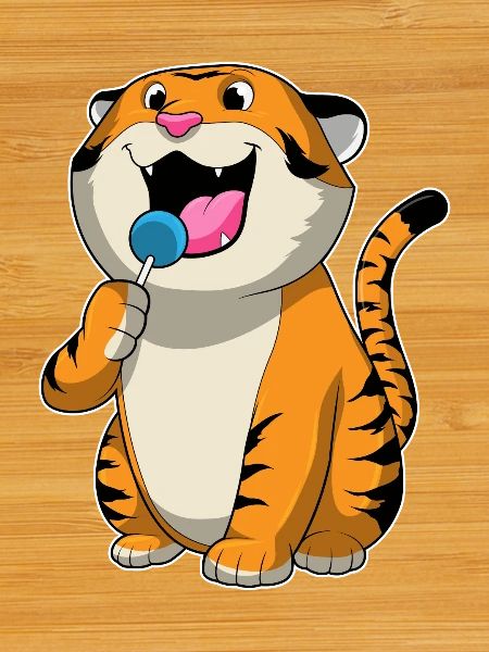 Sucette tigre