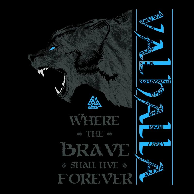 Grizzly Bear Valhalla Viking Bear Wotan Knots